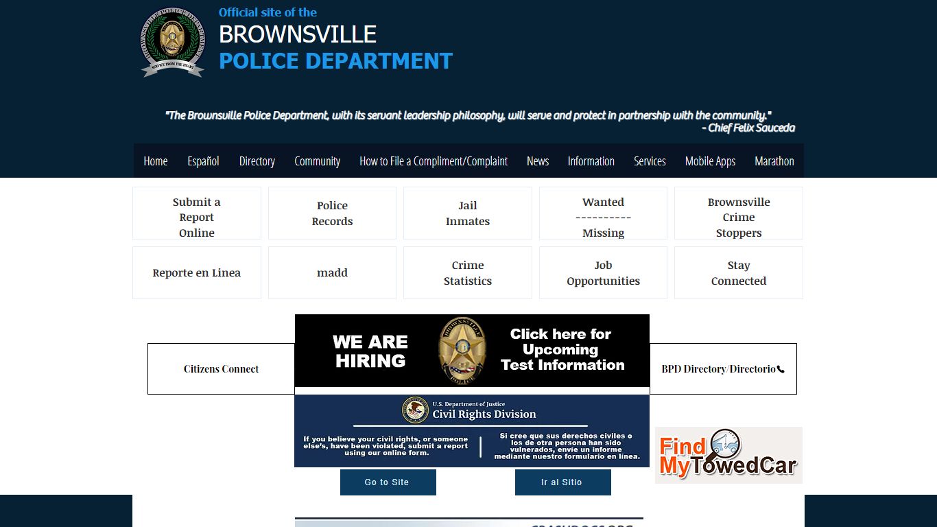 Brownsville Police | Texas | BrownsvillePD.com | Page 7 of 56